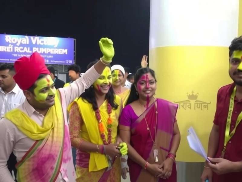 Royals Victory Celebrates Holi with Colorful Battlefields Royals Victory Holi Event
